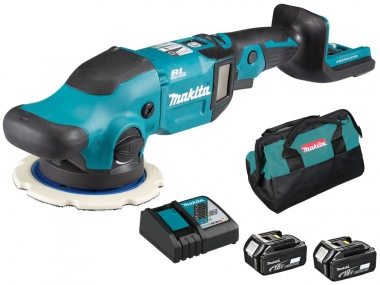 MAKITA DPO600RTE polerka kątowa 150mm 18V 2x5,0Ah