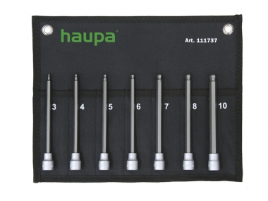 HAUPA 111737 zestaw nasadki / klucze imbus hex 150mm