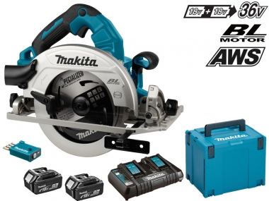 MAKITA DHS783T2JU AWS pilarka tarczowa 190mm 18V x2 36V 2x5,0Ah