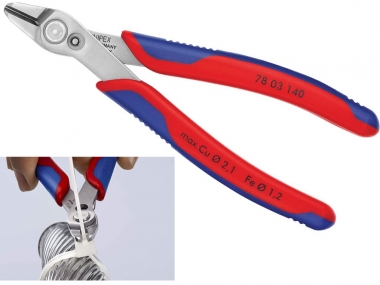 KNIPEX 7803140 szczypce tnące boczne dla elektroników 140mm