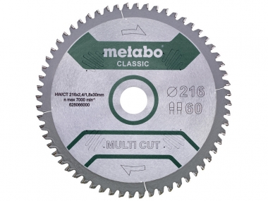 METABO 28-066 Multi Cut tarcza piła uniwersalna 60z 216mm