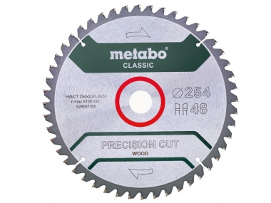 METABO 28-061 Precision Cut tarcza do drewna piła 48z 30 / 254mm