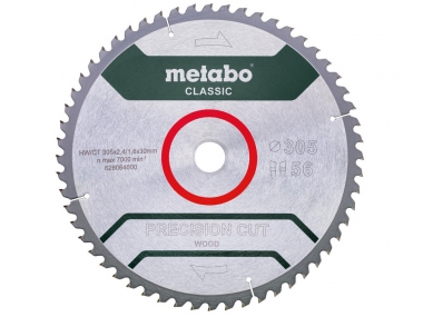 METABO 28-064 Precision Cut tarcza do drewna piła 56z 305mm