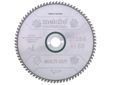 METABO 28-223 Multi Cut tarcza uniwersalna  aluminium PCV 80z 254mm