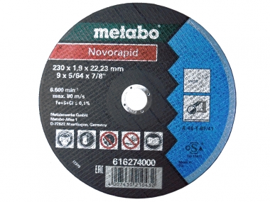 METABO tarcza korundowa do metalu 230mm