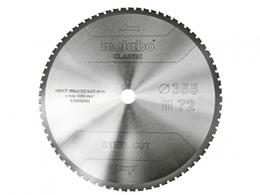 METABO 28-669 Steel Cut tarcza do metalu 72z 355mm