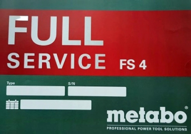 METABO Karta Code Full Service - Grupa cen FS4