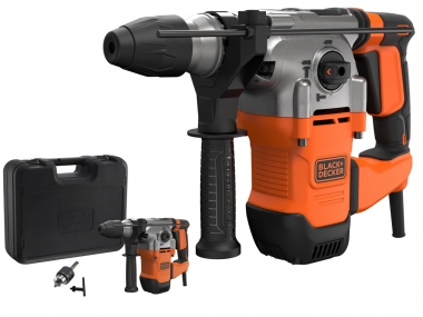 BLACK&DECKER BEHS03K młotowiertarka 3,7J 1250W walizka