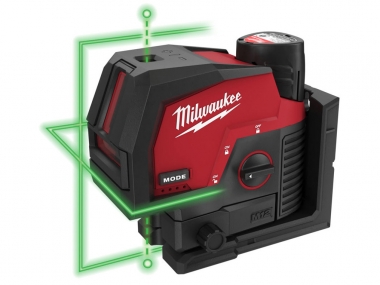 MILWAUKEE M12 CLLP-301C laser krzyżowy punktowy ZIELONY