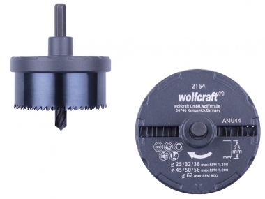 WOLFCRAFT 2164000 otwornice 25-62mm x7 zestaw