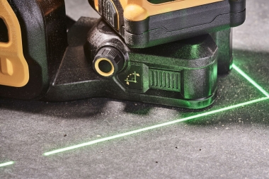 DEWALT DCE089D1G18 laser zielony 3x360° 12/18V 2,0Ah 35m