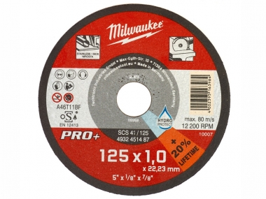 MILWAUKEE 4932451487 tarcza do cięcia metalu 1,0 x 125mm
