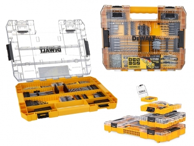 DeWALT DT70763 TOUGH CASE wiertła bity nasadki x85 zestaw