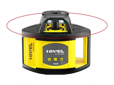 NIVEL SYSTEM NL500 laser obrotowy CZERWONY statyw łata