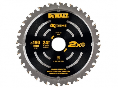 DEWALT DT4395 piła tarczowa do drewna 24z 30/190mm
