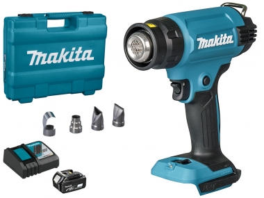 MAKITA DHG181RT opalarka akumulatorowa 550°C 18V 5,0Ah + 4 dysze