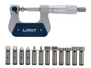 LIMIT 272560103 mikrometr mikromierz z końcówkami 0- 25mm