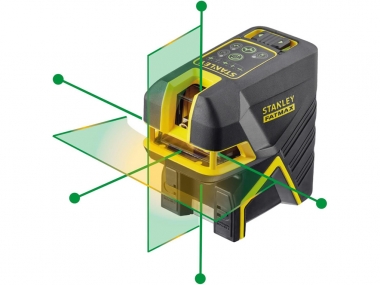 STANLEY FMHT1-77598-1 laser krzyżowy punktowy zielony 30/50m