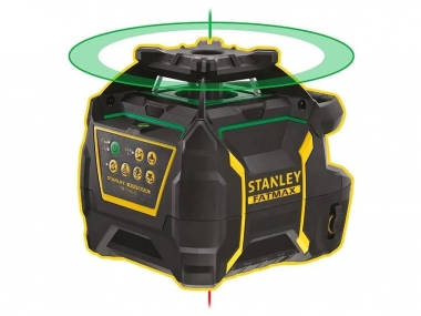 STANLEY X750LG laser obrotowy zielony 360° + 2 punkty 80/600m