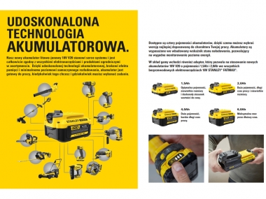 STANLEY SFMCG400B szlifierka kątowa V20 125mm 18V bez akumulatora