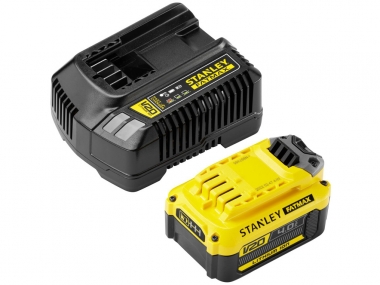 STANLEY SFMCB14M1 ładowarka akumulator V20 4,0Ah zestaw