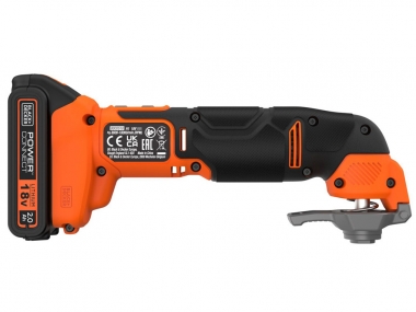 BLACK&DECKER BDCOS18D1K narzędzie wielofunkcyjne 18V 2,0Ah osprzęt walizka