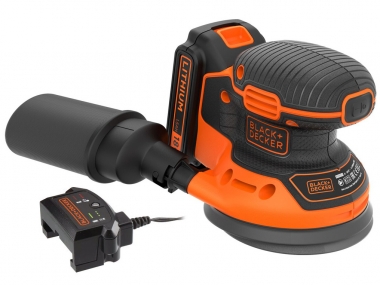 BLACK&DECKER BDCROS18 szlifierka mimośrodowa 125mm 18V 1,5Ah