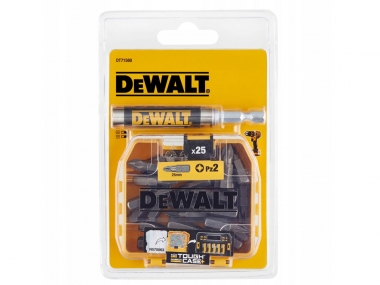 DeWALT DT71560 uchwyt + bity Pz2 25mm x25 zestaw