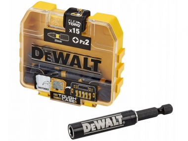 DeWALT DT70618T uchwyt + bity udarowe Pz2 25mm x15 zestaw