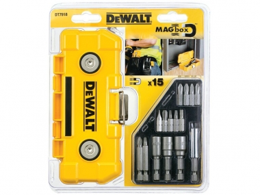 DEWALT DT7918 bity nasadki uchwyt 15szt. zestaw