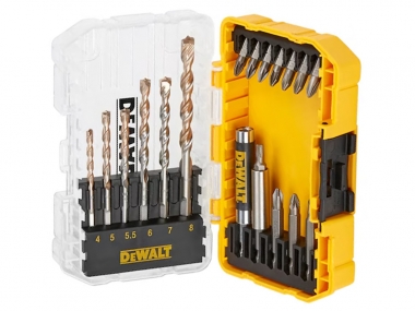 DeWALT DT70712 TOUGH CASE bity uchwyty wiertła do betonu x19 zestaw