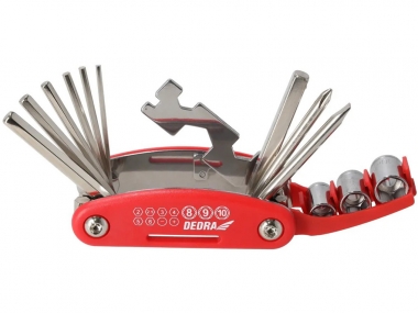 DEDRA 06F244 narzędzie wielofunkcyjne multitool rowerowy 15 w 1