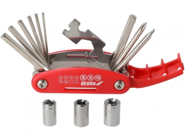 DEDRA 06F244 narzędzie wielofunkcyjne multitool rowerowy 15 w 1