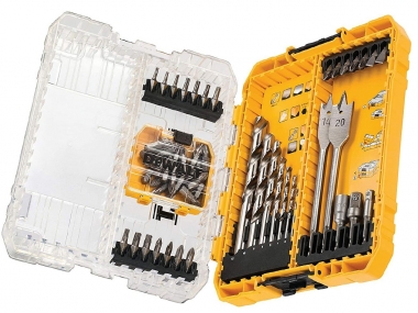 DeWALT DT70757 TOUGH CASE wiertła do metalu do drewna  bity x55 zestaw