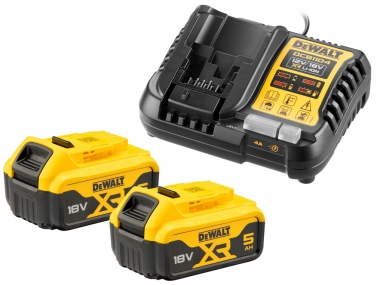 DEWALT DCB1104P2 ładowarka XR 12V 18V 4A akumulator 2x5,0Ah