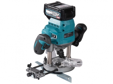 MAKITA RP001GM201 AWS frezarka górnowrzecionowa 6, 8, 12mm 40V 2x4,0Ah makpac