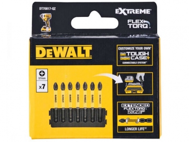 DeWALT DT70817 TOUGH CASE bity końcówki udarowe Ph2 57mm x7 zestaw